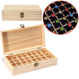 Holes,Essential,Wooden,Container,Solid,Natural,Storage