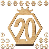 Signs,Wooden,Table,Numbers,Holder,Birthday,Wedding,Party,Decor