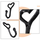 Black,Loveheart,Mounted,Heart,Hanger,Decorations