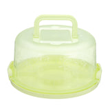 Plastic,Round,Handle,Pastry,Storage,Dessert,Container,Cover