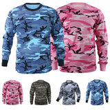 Hunting,Sleeve,Camouflage,Fitness,Shirt,Sports,Pullover