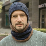 Velvet,Thickness,Winter,Outdoor,Protection,Headgear,Scarf,Knitted