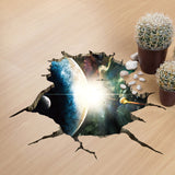 Miico,Creative,Space,Universe,Planets,Broken,Removable,Decor,Sticker