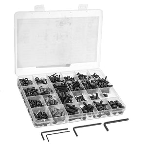 Suleve,MXAH2,1220Pcs,Alloy,Steel,Grade,Socket,Screws,Washer,Assortment