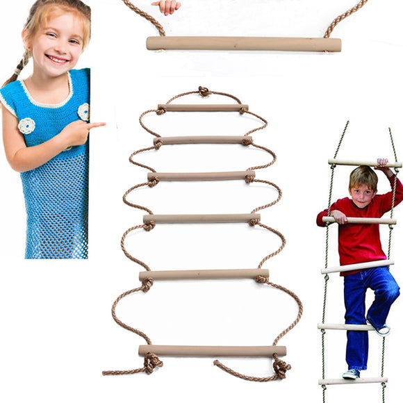 Sticks,Wooden,Climbing,Ladder,Holds,150kg,Swings,Children