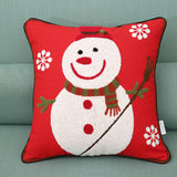Christmas,Cotton,Embroidering,Pillow,Cases,Santa,Snowflake,Cushion,Cover