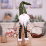 Loskii,Christmas,Decorations,Santa,Claus,Pendants,Window,Ornaments,Cartoon,Hanging,Decor,Children