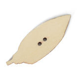 50PCS,Retro,Style,Leaves,Shaped,Wooden,Buttons,Washable,Sewing,Buttons,Decor,Handcraft,Supplies