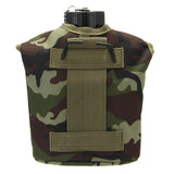 Military,Canteen,Stainless,Steel,Nylon,Cover,Camping,Hiking,Cycling,Water,Bottle