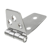 38x97mm,Flush,Hinges,Stainless,Steel,Polished,Silver,Marine