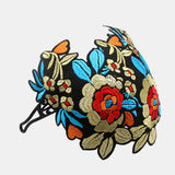 Women,Manual,Vintage,Embroidery,Hallow,Ethnic,Style,Flower,Printing,Headband