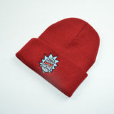 Men's,Womens,Winter,Embroidery,Morty,Knitted,Beanie,Windproof,Earmuffs,Skiing