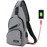 Fashion,Canvas,Sport,Chest,Charging,Crossbody,Shoulder