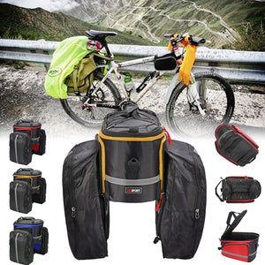 BIKIGHT,Bicycle,Luggage,Large,Capacity,Scalable,Waterproof,Cycling,Pannier