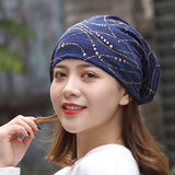 Women,Ethnic,Cotton,Breathable,Beanie,Fashion,Print,Brimless