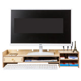 Desktop,Monitor,Stand,Computer,Laptop,Screen,Riser,Shelf,Storage,Holder