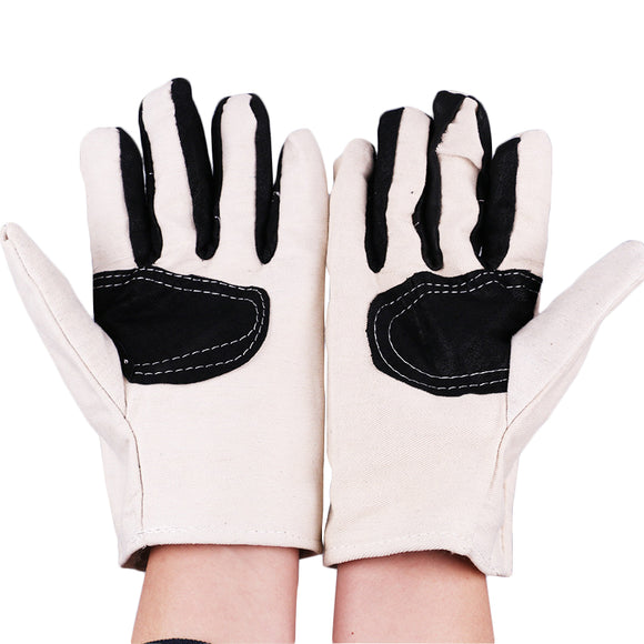 KALOAD,Double,Layer,Canvas,Welding,Gloves,Wearproof,Security,Labor,Protection,Gloves,Fitness