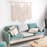 Large,Woven,Macrame,Hanging,Cotton,Bohemian,Tapestry,Decor