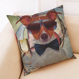 Honana,45x45cm,Animal,Print,Luxury,Cushion,Graffi,Style,Throw,Pillow,Pillow,Covers