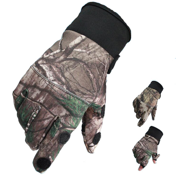 BIKIGHT,Camouflage,Touch,Screen,Cycling,Gloves,Hunting,Fishing,Gloves,Waterproof,Windproof,Gloves