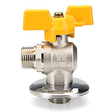 Triangle,Valves,Brass,Angle,Flare,Valve,Handle,Water,Mainfold"