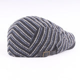 Washed,Knitted,Stripe,Beret,Outdoor,Sport,Adjustable,Visor,Forward