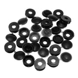 16Pcs,Licence,Number,Plate,Phillips,Tapping,Screw,Hinged,Black,Cover