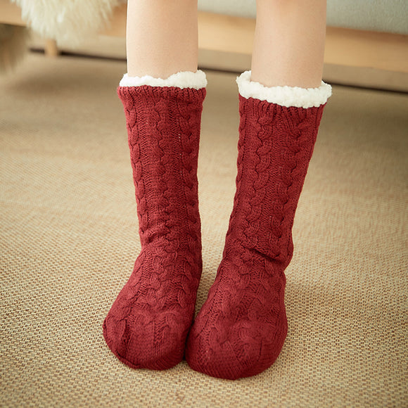 Women,Winter,Thickening,Casual,Socks,Silicone,Middle,Socks