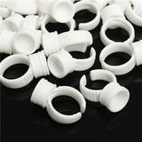 50pcs,White,Pigment,Holder,Rings,Holders