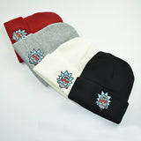 Men's,Womens,Winter,Embroidery,Morty,Knitted,Beanie,Windproof,Earmuffs,Skiing