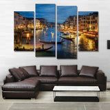 Miico,Painted,Combination,Decorative,Paintings,Night,Venice,Decoration