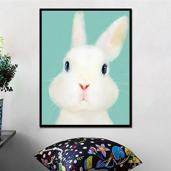 Miico,Painted,Paintings,Cartoon,Rabbit,Paintings,Decoration