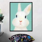 Miico,Painted,Paintings,Cartoon,Rabbit,Paintings,Decoration