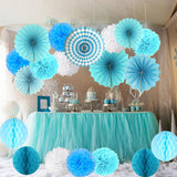 19Pcs,Tissue,Paper,Flower,Balls,Pompom,Wedding,Party,Shower,Decorations