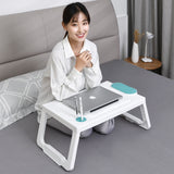 Portable,Plastic,Foldable,Laptop,Stand,Lapdesk,Computer,Notebook,Breakfast,Table,Office,Serving,Table,Tablet&Pen,Holder