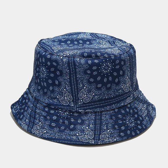 Women,Summer,Protection,Cashew,Flower,Pattern,Embroidery,Casual,Stylish,Bucket
