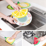 Honana,Fruit,Pattern,Towel,Absorbent,Cloth,Kitchen,Towel,Handkerchief,Cleaning