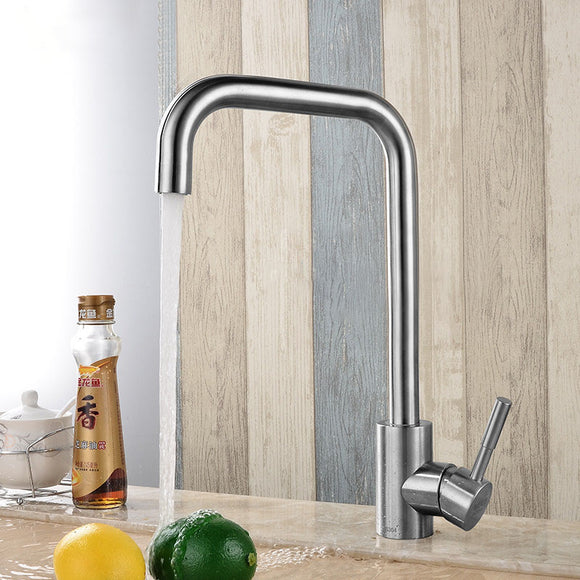 KCASA,Stainless,Kitchen,Faucet,Single,Handle,Rotation,Spout,Water