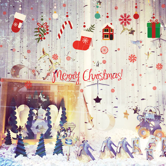 Miico,XL828,Christmas,Sticker,Decoration,Sticker,Window,Sticker,Decorative,Stickers