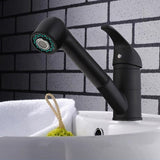 Spray,Kitchen,Basin,Mixer,Swivel,Spout,Monobloc,Faucet,Black