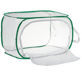 Green,Collapsible,Insect,Habitat,Butterfly,Transparent,Surface,Portable,Zipper,Plant,Breeding,Storage,Basket