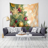 Loskii,Christmas,Tapestry,Santa,Print,Hanging,Tapestry,Decor,Christmas,Decorations
