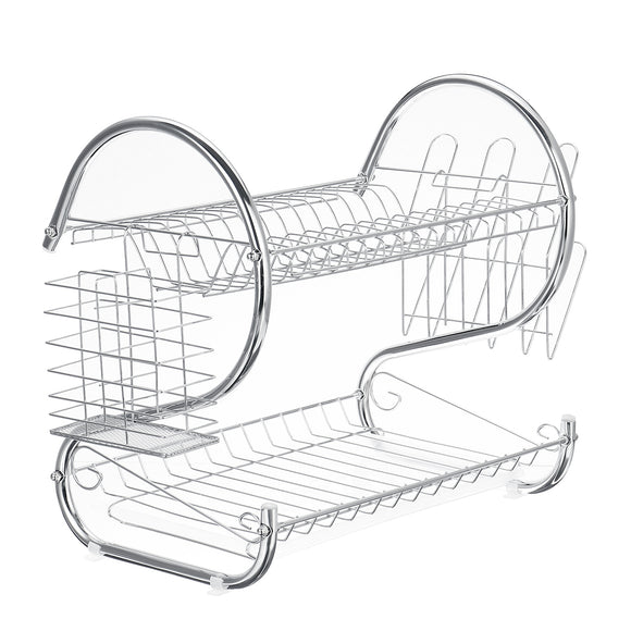 Layer,Chrome,Drying,Drainer,Cutlery,Holder
