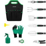 11Pcs,Heavy,Gardening,Succulent,Tools,Aluminum,Outdoor,Garden,Gloves,Trowel,Pruners,Tools,Farming,Gifts,Handbag