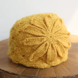 Ethnic,Style,Handmade,Knitted,Women,Retro,Elegant,Flower,Beret,Beanie