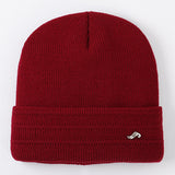 Winter,Solid,Knitted,Casual,Windproof,Skullies,Beanie