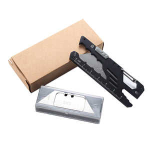 Multi,Folding,Utility,Knife,Portable,Survival,Tools,Carabiner,Ruler,Hexagonal,Wrench,Opener,Outdoor,Camping,Travel