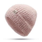 Winter,Cashmere,Beanie,Outdoor,Windproof,Rolled,Skullcap,Women