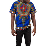 INCERUN,African,Dashiki,Shirt,Short,Sleeve,Ethnic,Style,Printed,Summer,Zipper,Casual,Traditional,Shirts,Clothes