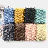 Women,Fleece,Flower,Hallow,Autumn,Winter,Protection,Elegant,Casual,Scarf,Shawl